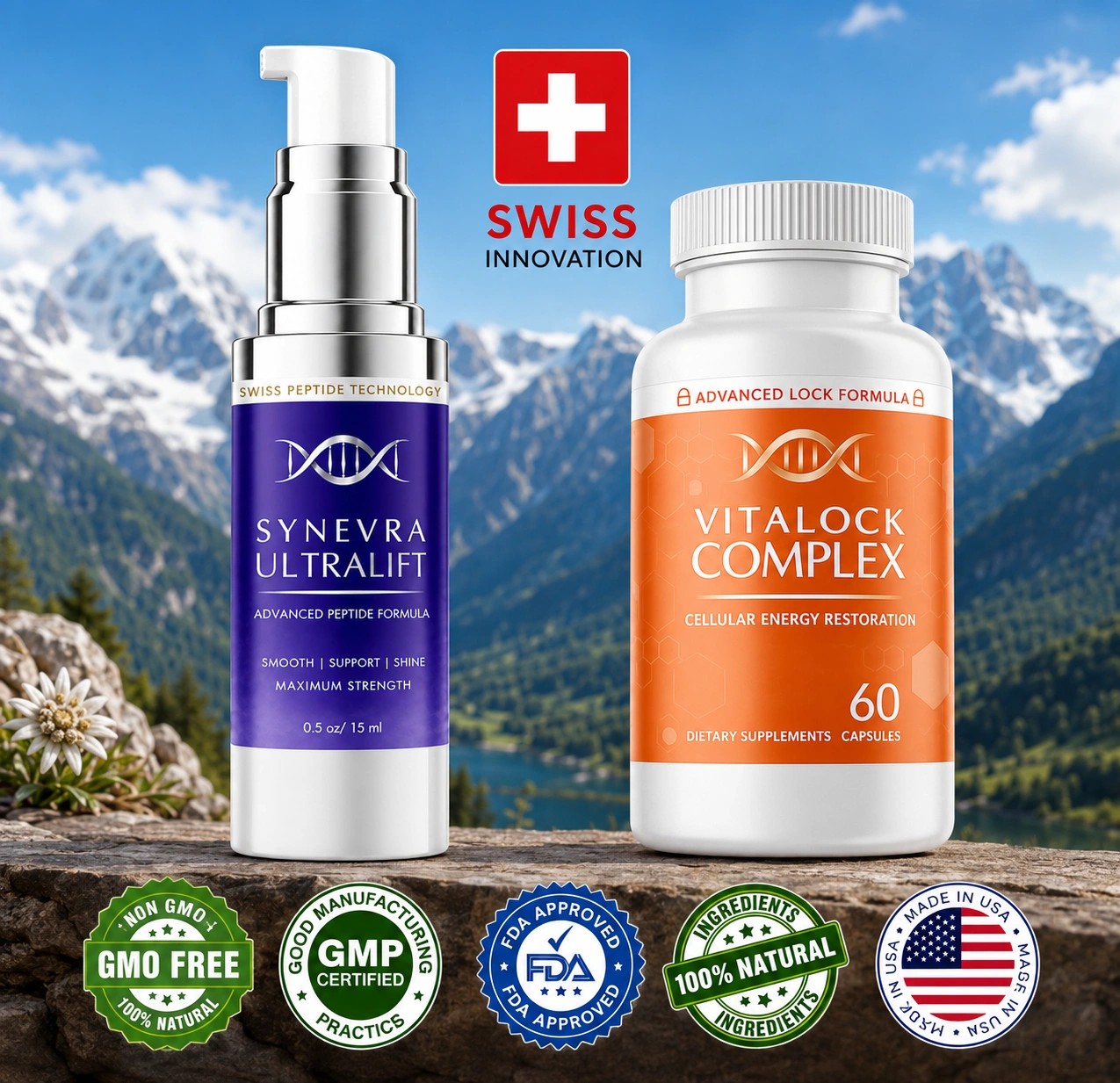 Synevra UltraLift is manufactured in the United States in FDA-registered, GMP-certified facilities
